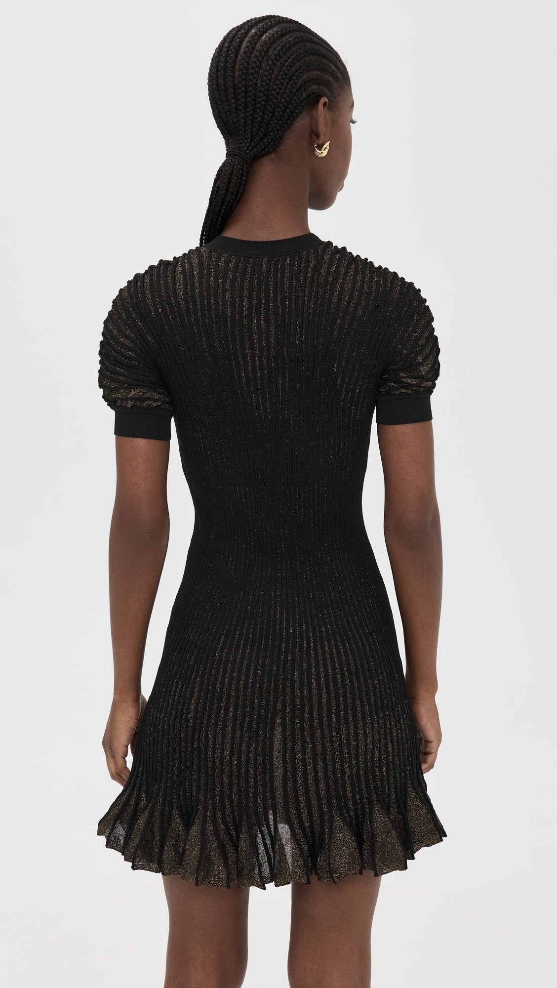 Ulla Johnson - Talie puff sleeve mini dress in noir