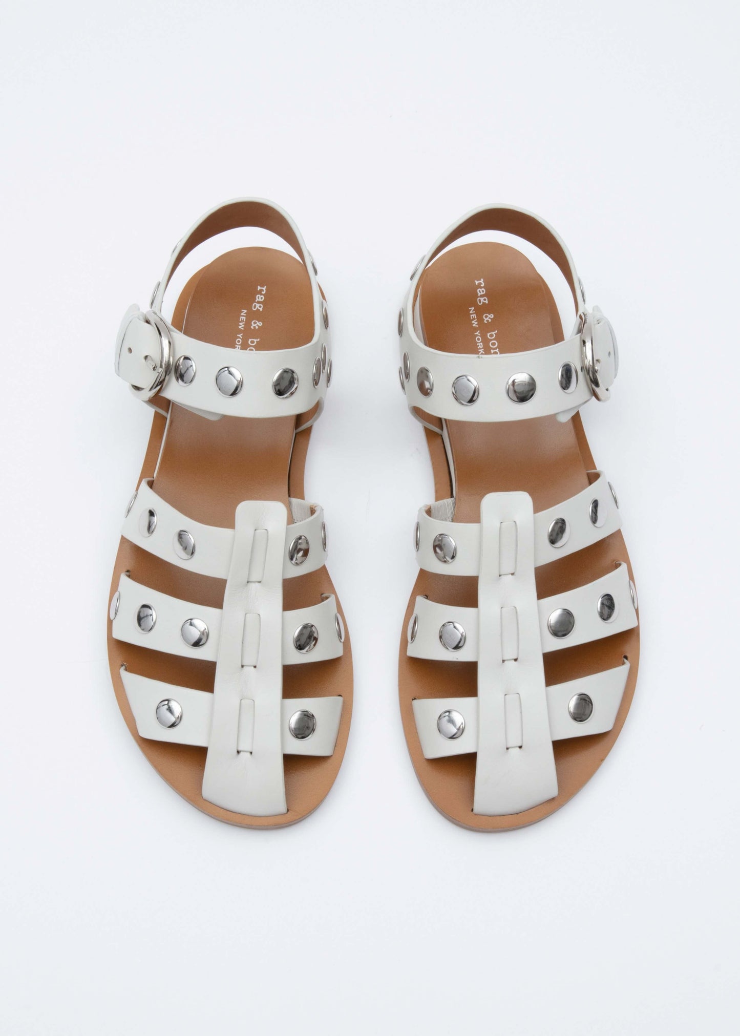 Rag & Bone - Beau Fisherman sandal in Antique White