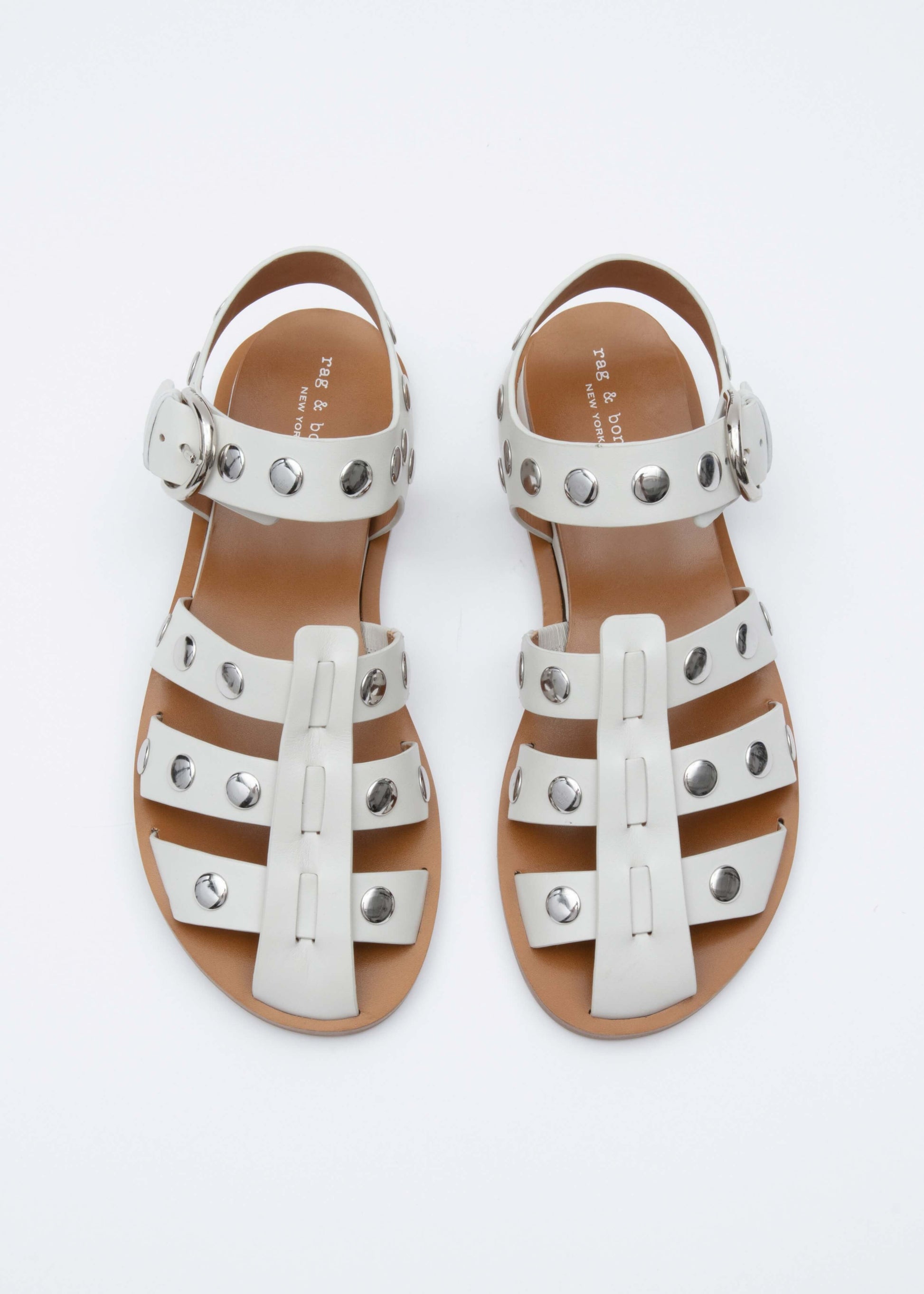 Rag & Bone - Beau Fisherman sandal in Antique White