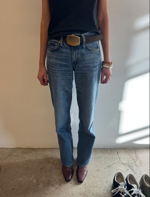 Rag & Bone - Wyatt belt in dark espresso