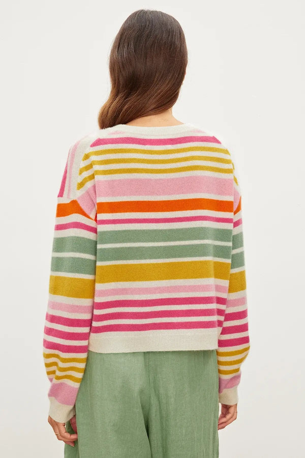 Velvet Sweaters Velvet by Graham & Spencer - Anny Sweater in Multi Stripe