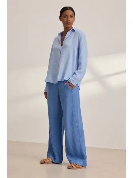 Velvet with Cleo Wade - Stephanie Pant in Chambray