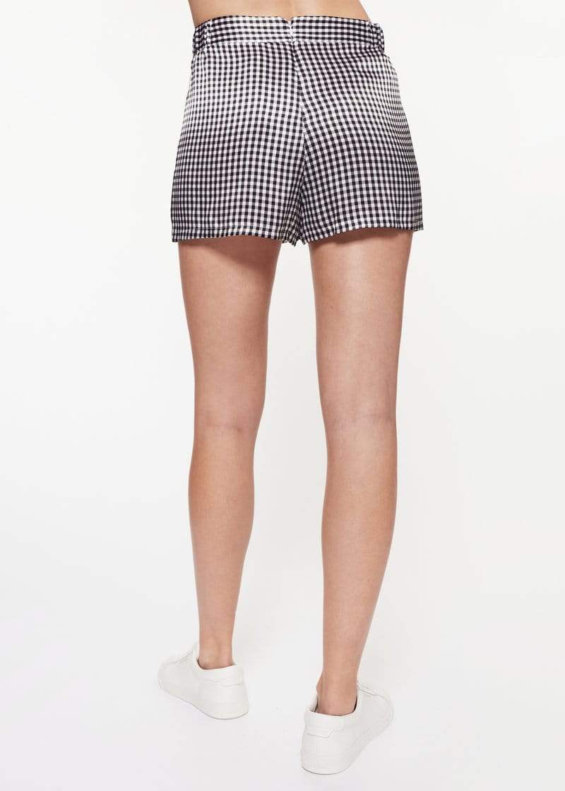 CAMI NYC - Matilda Short in Black Mini Gingham | dress Boutique SF