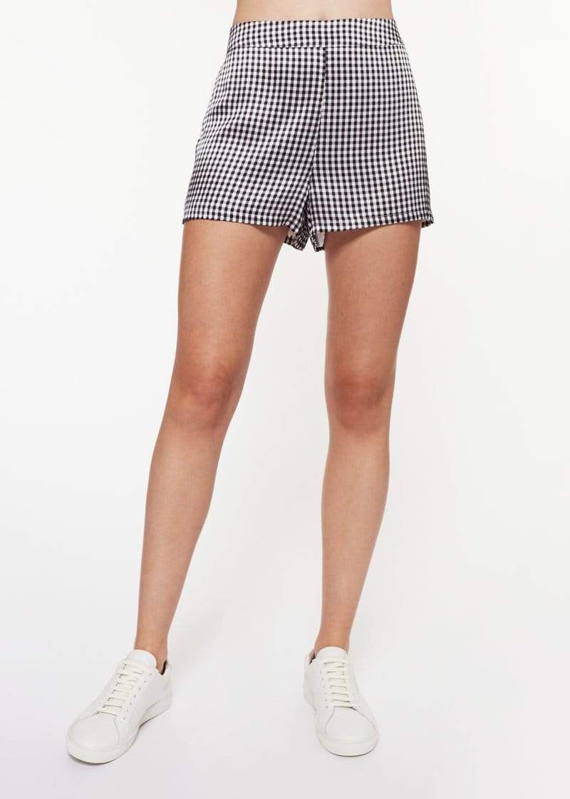 CAMI NYC - Matilda Short in Black Mini Gingham | dress Boutique SF