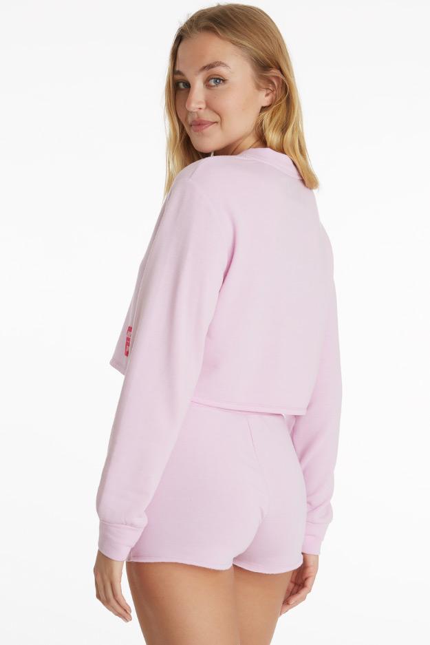 Juicy Couture Boxy Pullover in Lilac | dress Boutique SF 