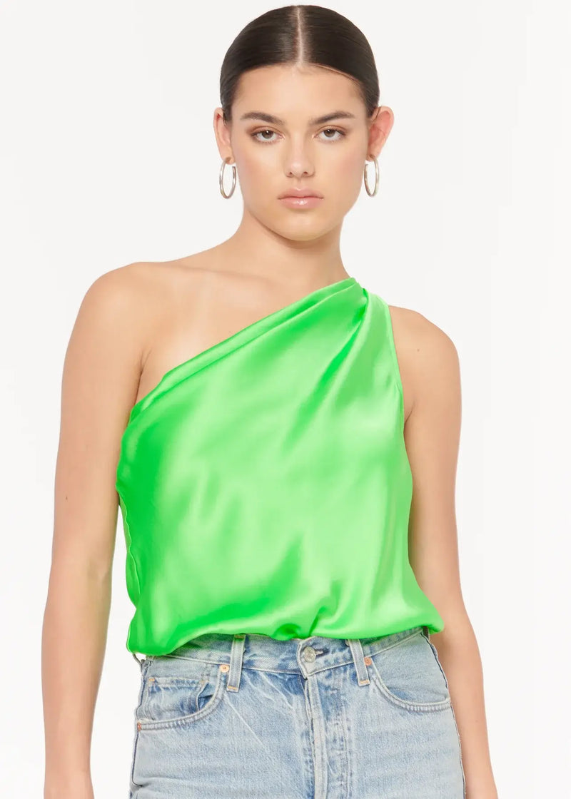 CAMI NYC - Darby Bodysuit in Glow green - women's lingerie – dress