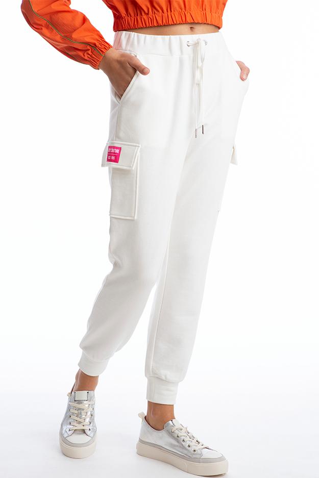 Juicy Couture - Cargo Jogger in white