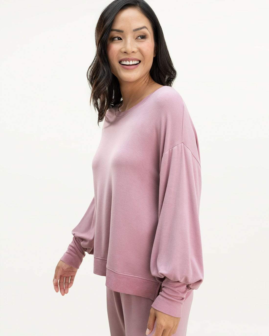 Splendid Flora Pullover in Mauve | dress Boutique SF