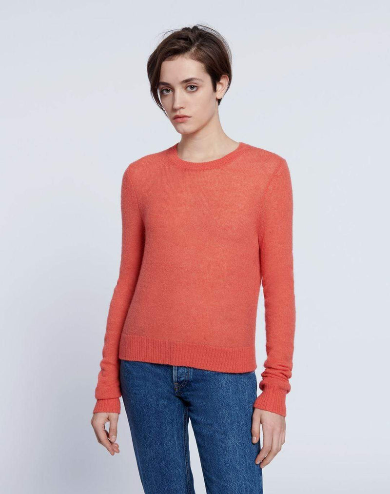 RE/DONE Shrunken Sweater in Apricot Sorbet | dress Boutique SF