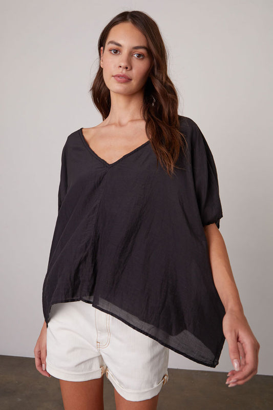 Velvet Alinn Top in Black