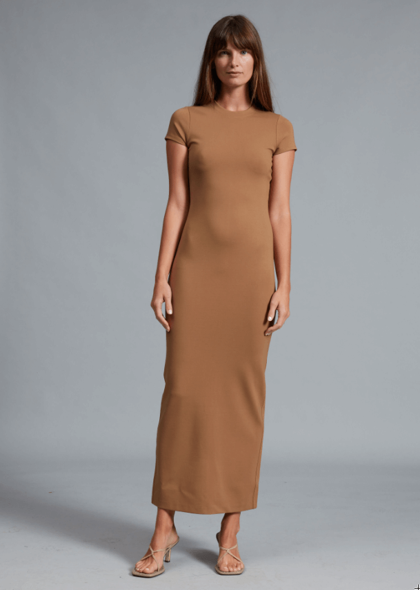 Rag & Bone Irina Ponte Maxi dress in Khaki