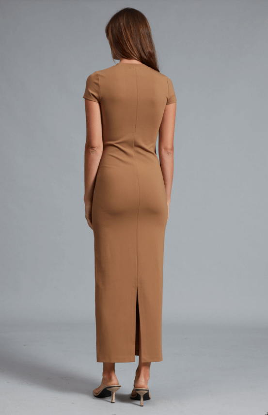 Rag & Bone Irina Ponte Maxi dress in Khaki