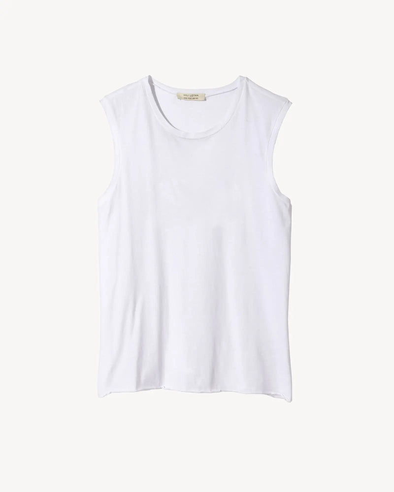 Nili Lotan Muscle Tee in White | dress Boutique SF