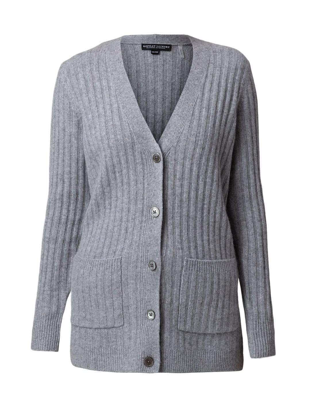 Grey cardigan seeater